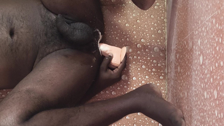 Twinky shadow: Orgazm prostaty przez szybką masturbację analną z moim dildo