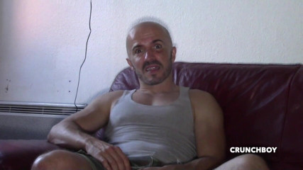 Gaybareback: Stepdaddy with fist and anal fucked by leo senthy