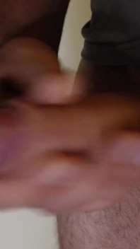 Milked My Thick Uncut Cock Again