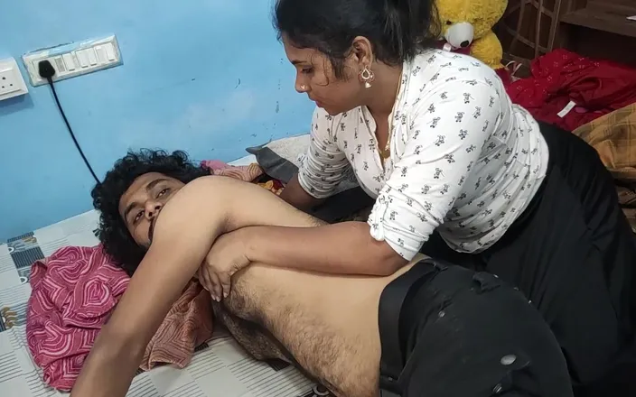 Vaishnavysharunraj: Long Lip Lock with Step Sister in Bedroom
