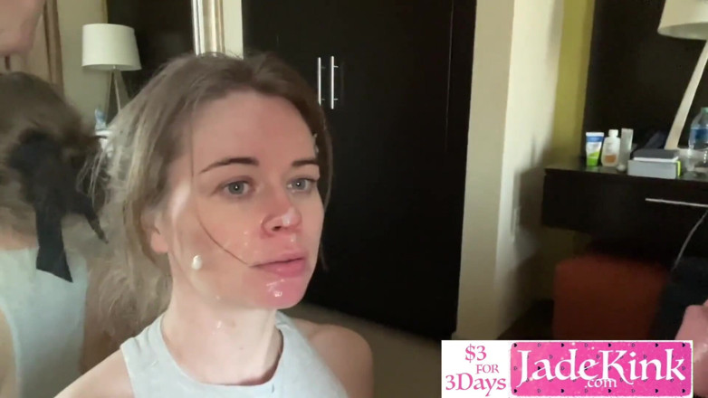 Jade Kink: あなたが見たことのないようなアマチュアコンプディープスロート