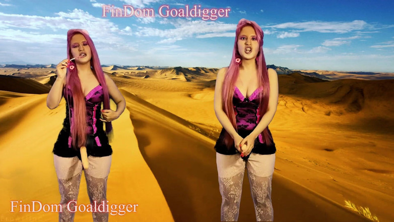 FinDom Goaldigger: Strap-on JOI