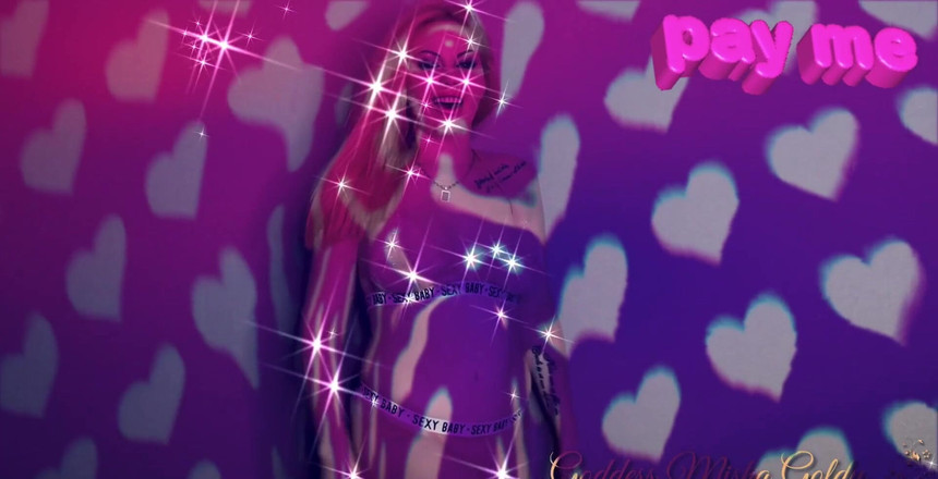 Goddess Misha Goldy: 나는 완전히 당신의 공과 은행 계좌를 배출합니다! 1