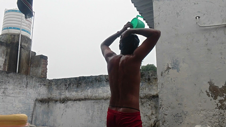 KUMBHA MANOJ KUMAR: Xhard - Bathroom Cleaning in Village