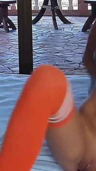 This Girls Can Have a Fun! Lesbian Strapon Fucking Till Double Squirting! Squirt on Cock and Squirt Inside Pussy