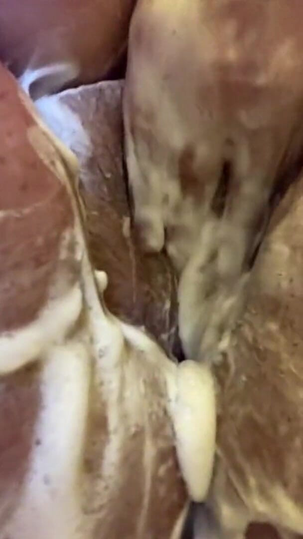 Real homemade BBW BBC porn: Awek montel dengan pantat besar bersabun dengan pepek rambut gemuk...