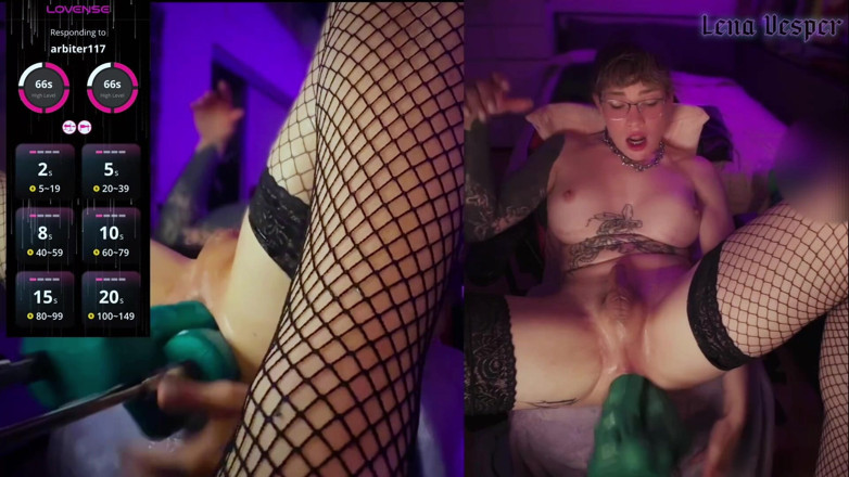 Snake_0rgy: Lena Vesper are parte de penetrare dublă timp de 30 de...