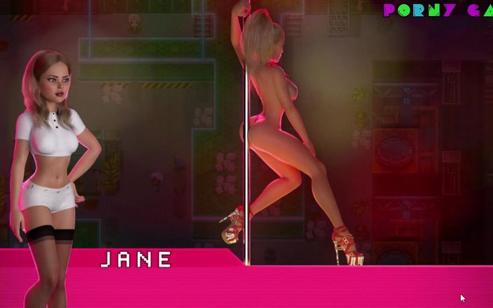 Porny Games: Neon oasis- tipe nude che ballano
