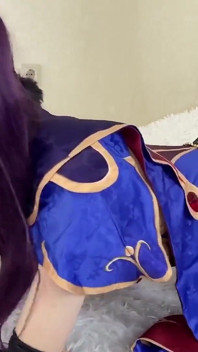 Anime Girl Training My Ass with Strap on Femdom