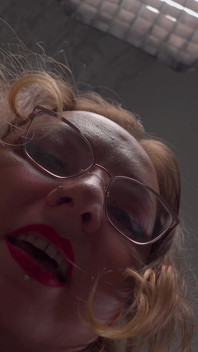 Bitchy Stepmom in White Fur Coat Spits in Your Tea & Gives You a Messy Humiliating Blowjob POV