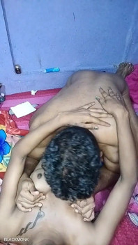 Indian Hunk Fucks Shemale Thighs, Tits Then Cums in Her Mouth