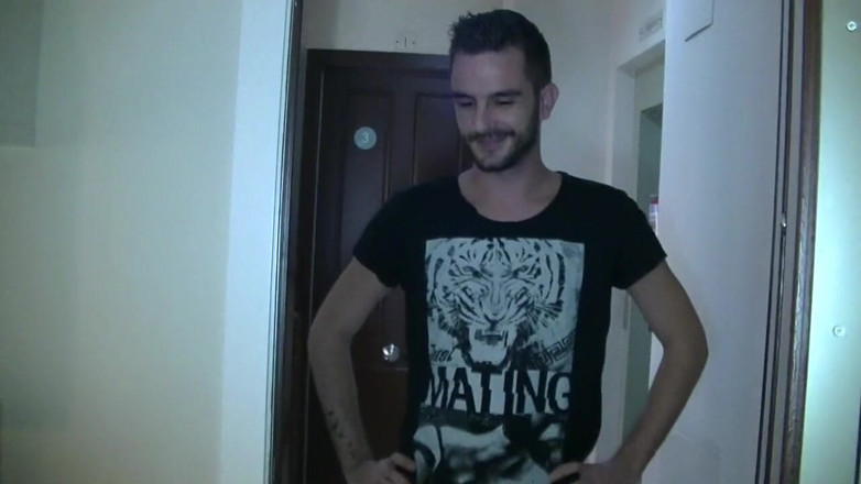 CREAMPIE SESSION IN JOCKSTRAP: Jonathan creampie in sospensore da Viktor rom