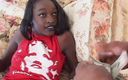 Black Jass: Urocza młoda murzynka nastolatka uwodzi szczęśliwego ogiera
