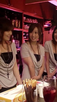 Uncensored Japan group sex with skinny teens at party