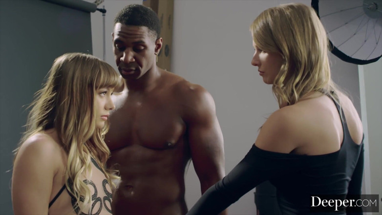 Deeper: Deeper. Naomi & Ashley Have Intense Threesome at Photoshoot