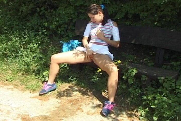 German Homemade: Cute Amateur Teen From Germany Likes to Play with Her...