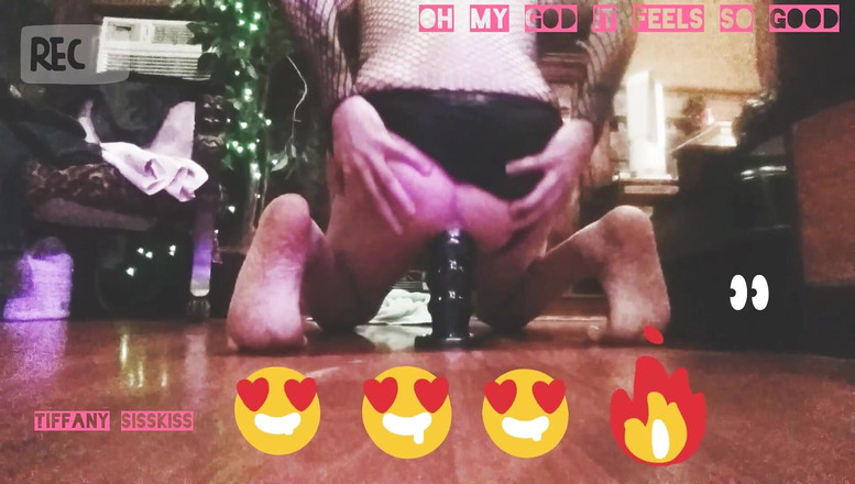 Tiffany Ciskiss: Enorme anal dildo slam fodendo algo real grosso 10 polegadas