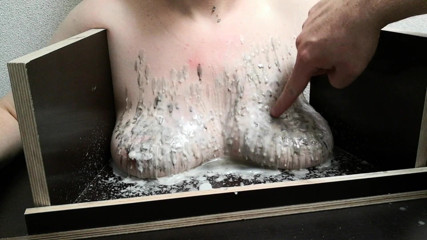 Bouncy Tits Action: The tit waxing machine 2