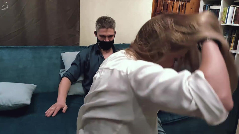 Hippo And Flamingo: Severe Spanking of Wife on Her Knees