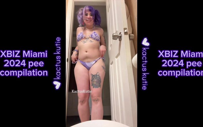 Kactus kutie: Xbiz Miami 2024, compilation de pipi
