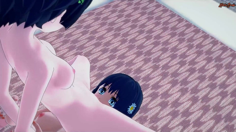 Hentai Smash: Uiharu Kazari dostaje jej cipki zjedzone, a następnie jedzie twarz...