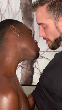 Big White Dick Destroys Young Black Ass