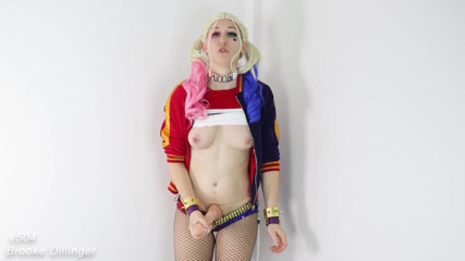 Brooke Dillinger: Futa harley Quinn streichelt ihren schwanz