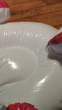 Deflating My Inflatable Unicorn with My Feet