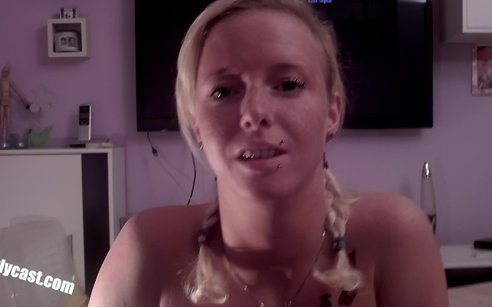 Girlycast: Skinny Teen Lucie's First BBC Creampie &amp; Home Video