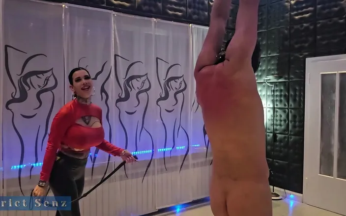 Strict Senz: Miss Alessa Milano Aufgezogen, Abgestraft, Ausgepeitscht Part 1