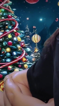 32 Masajeo un culo grueso perfecto y follamos en la aldea de navidad!