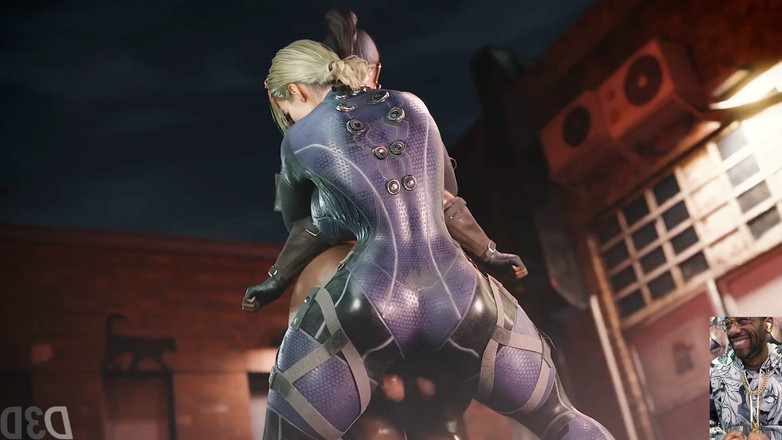 L6RD7BLU3 FUTA: Thicc transgender kuk gift blir anal knullad av Jessie, kåt...