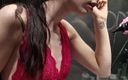 Exotic brunette: Face fetish - make-up-tutorial 1