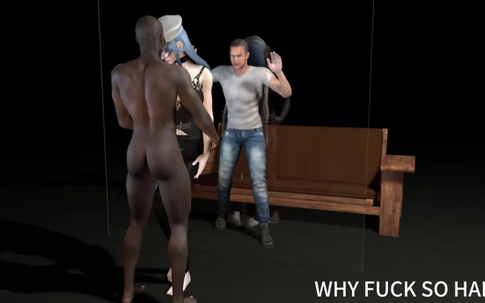 Why fuck so hard: 3D Big Boobs Slut Have Cuckold Sex with BBC