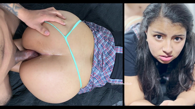 XxHomeMade: Prawdziwa niespodzianka analna - bolesny anal z kremówka