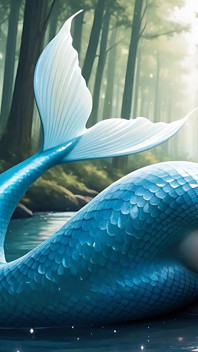 Esta hermosa sirena desnuda con grandes pechos te volverá loca