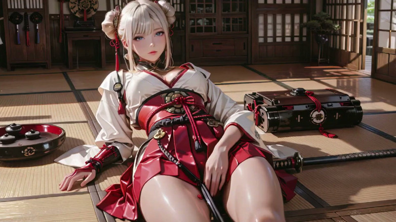 Seraphina Vale: Rood - wit kimono-krijger!