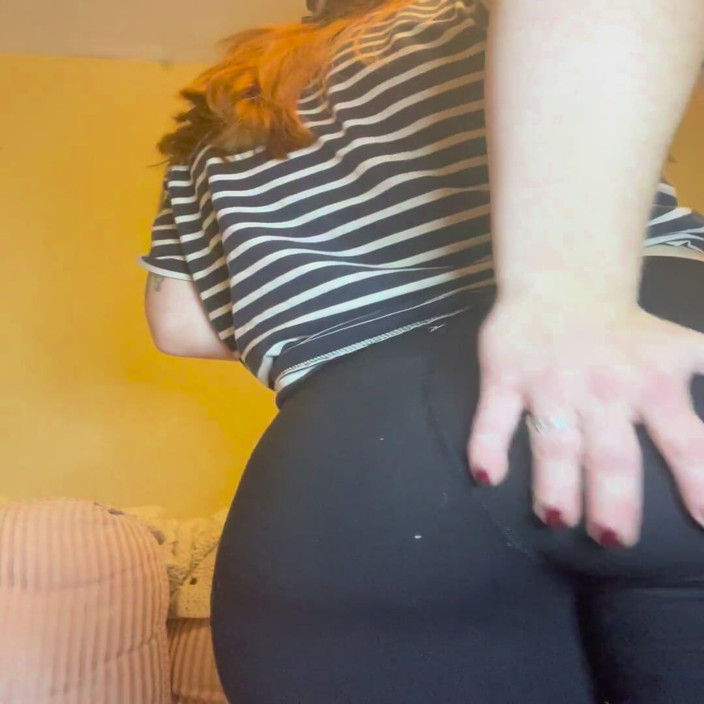 Goddess Krystal: Leggings Ass Worship