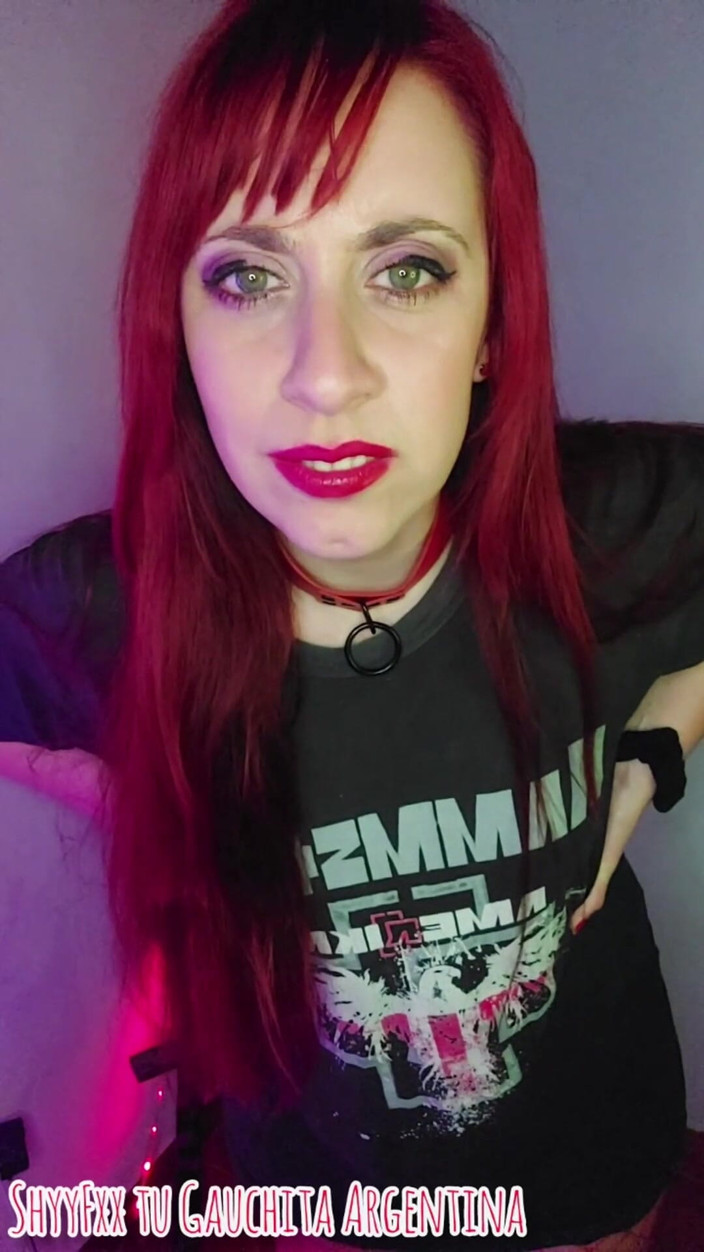 Tu Gauchita Argentina: Shyyfxx Crazy Night with a Very Gauchita Metalhead Redhead! Part 1