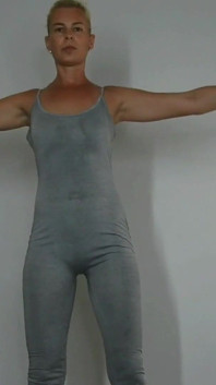 Yoga/dans super transpirat în gri strâmt