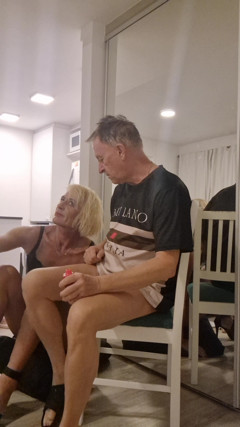 Gigi and Dave, a Year Porn Anniversary - Shemale GF and Cis Man Lovemaking Story - POV Camera 1