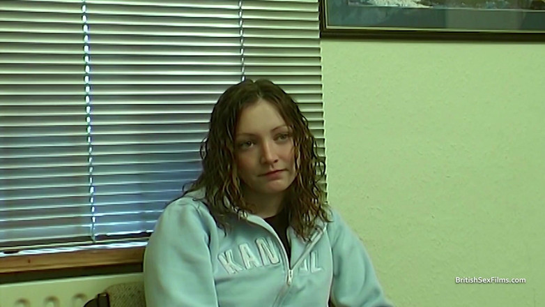 British Sex Films: British Teen in stockings at her porn audition