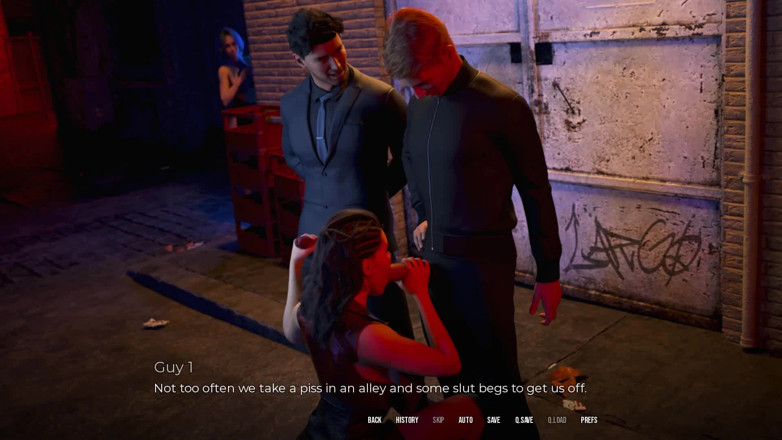Dirty GamesXxX: Em segurança lésbica está soprando dois caras com paus grandes...