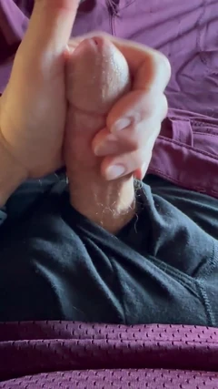 Cumming Wearing a Pair of Champion Boxer Briefs to Customize for a Follower Under Football Pants!