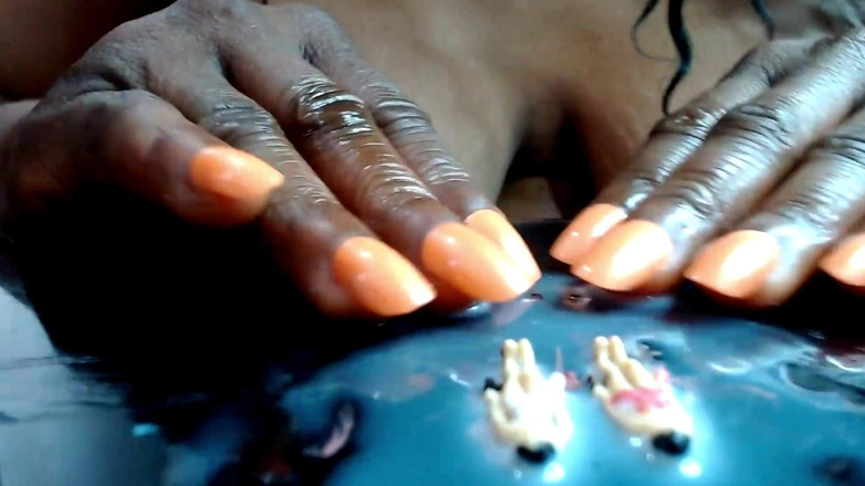 Maeling: Tiny Stepsisters Sink in Big White Cock Cum - Ebony Giantess...