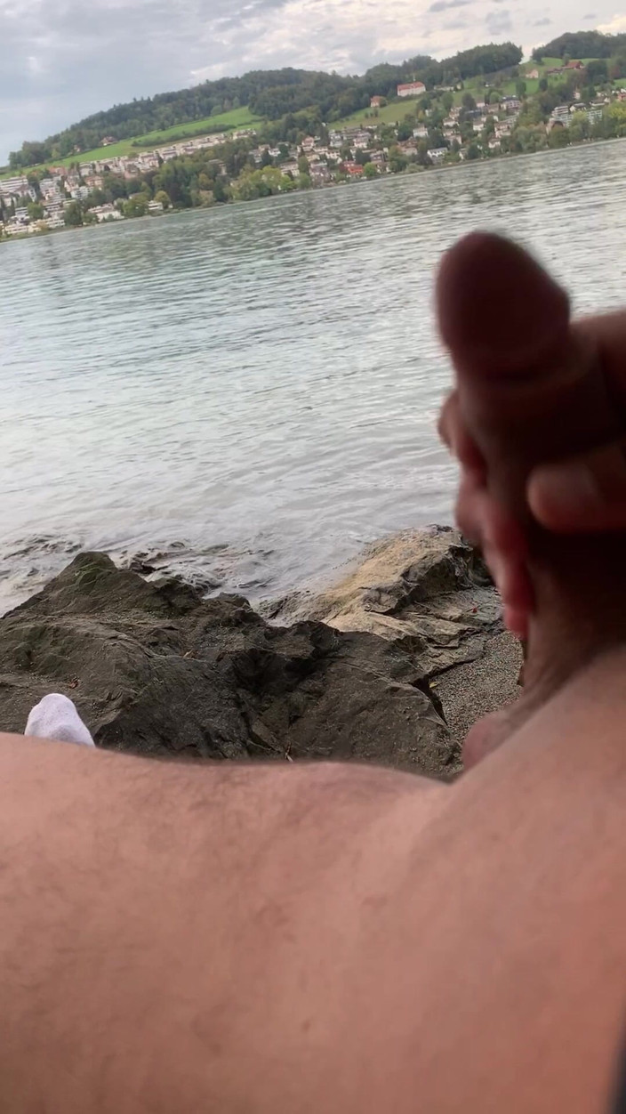 Jake vandall: Young Solo Jerk at Lake