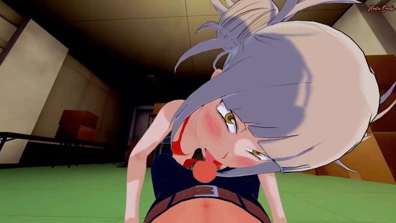 Hentai Smash: Himiko Toga sendo fodida e cheia de porra do seu...