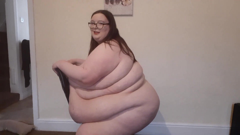 SSBBWLadyBrads: Ssbbw tanrıça ofis koltuğuna karşı - şişman sohbet