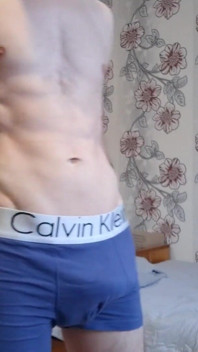 Skinny Guy Shows His Dick and Ass Hole