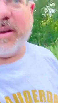 My Stepdaddy Firefighter Has Fun While I Video Him Cum